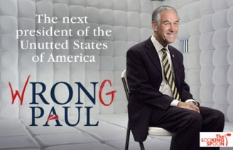 Ron Paul in a padded room