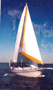 Under sail in light winds